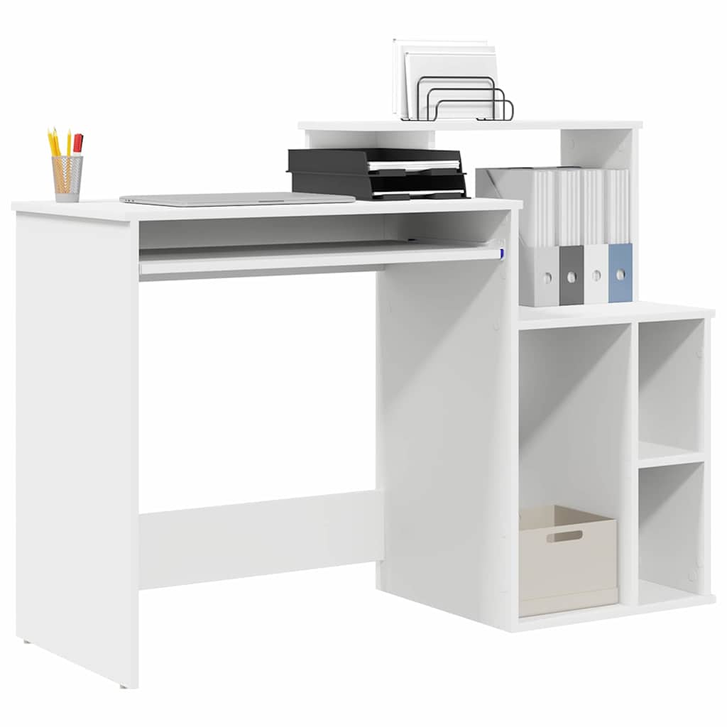vidaXL Stôl Biela Kompozitné drevo 120,5 x 44 x 88,5 cm-3