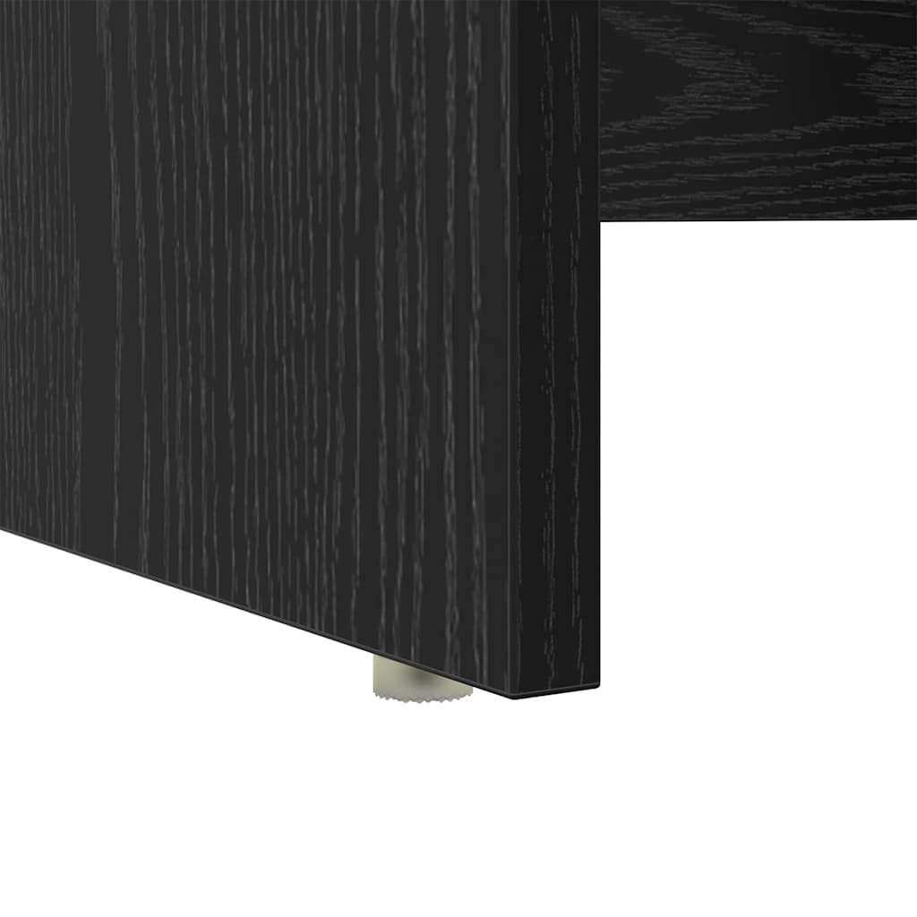 vidaXL Stôl Čierny dub Kompozitné drevo 120,5 x 44 x 88,5 cm-11