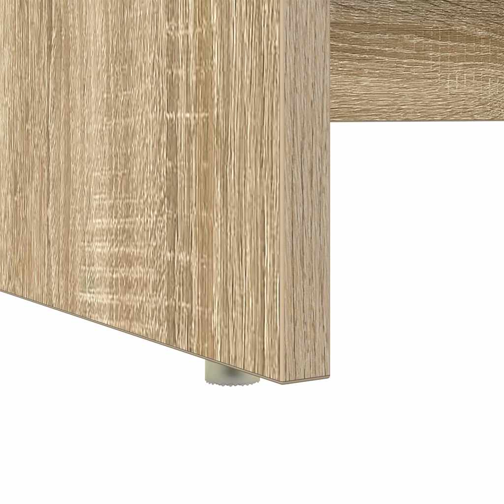 vidaXL Stôl Sonoma dub Kompozitné drevo 120,5 x 44 x 88,5 cm-11
