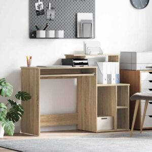vidaXL Stôl Sonoma dub Kompozitné drevo 120,5 x 44 x 88,5 cm-1