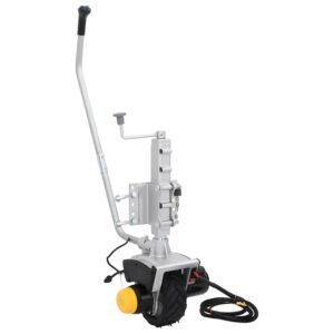 vidaXL Zdvihák na príves s kolieskami 12 V 550 W hliníkový-1