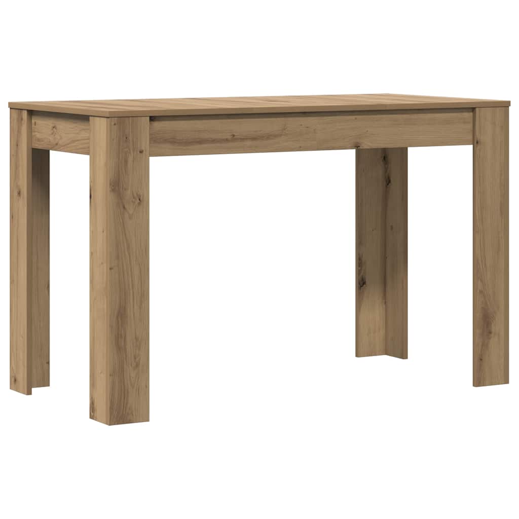 vidaXL Jedálenský stôl Dub Artisan 120x60x76 cm Konštruktérske drevo-7
