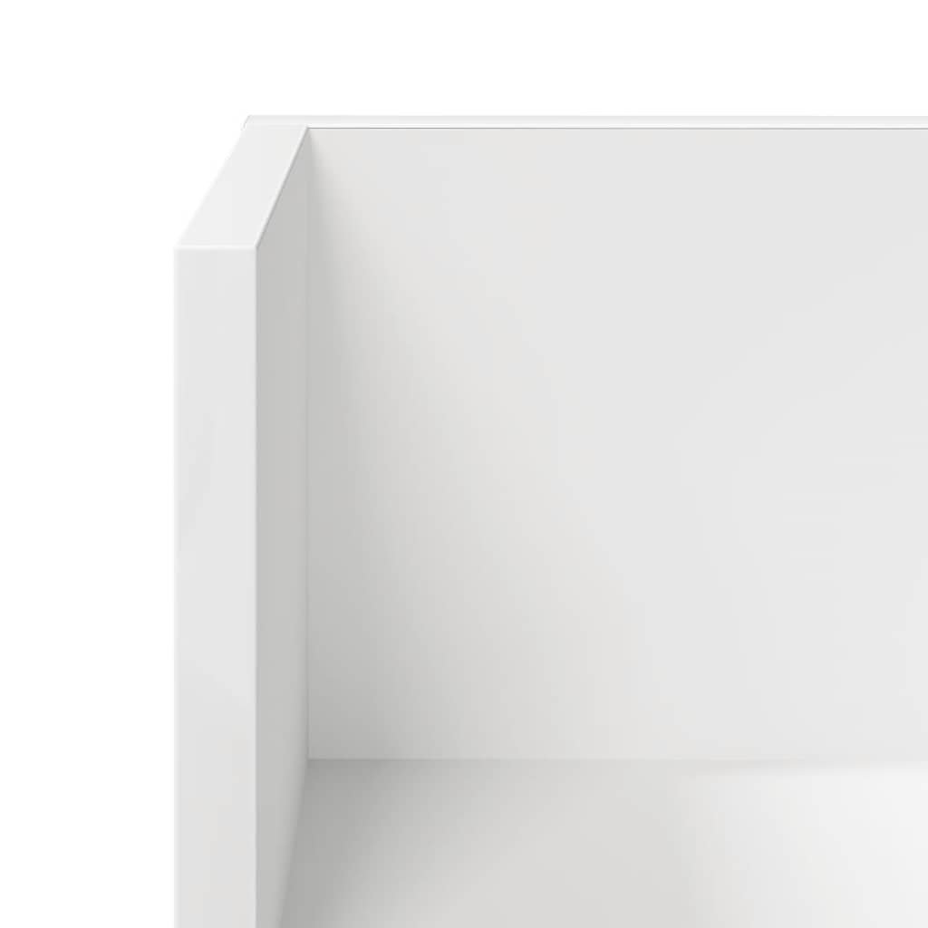 vidaXL Nástenné police 2 ks biele 60x11,5x18 cm kompozitné drevo-9
