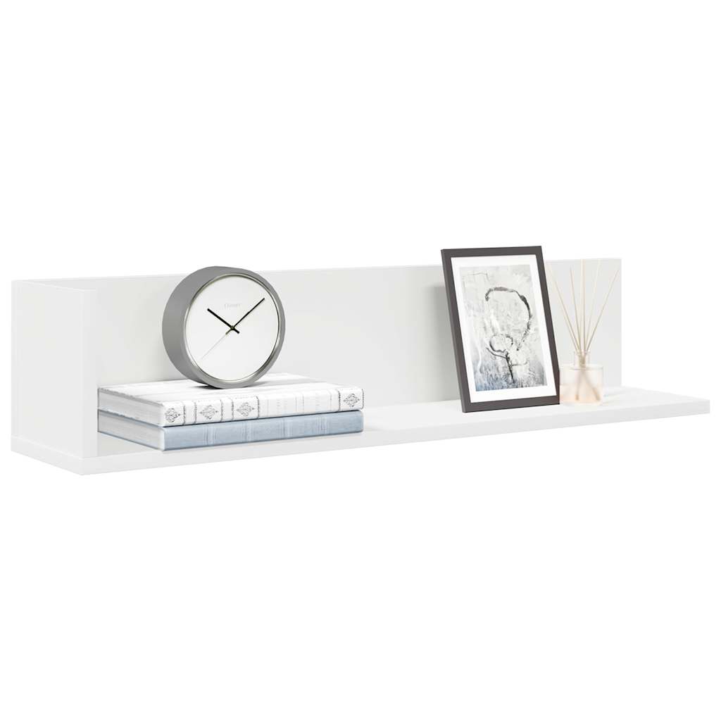 vidaXL Nástenné police 2 ks biele 60x11,5x18 cm kompozitné drevo-1