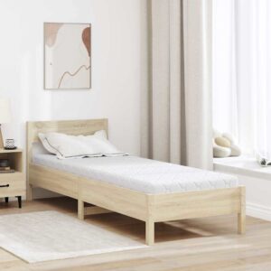 vidaXL Matrac Biela 70 x 200 cm žakárová tkanina-1