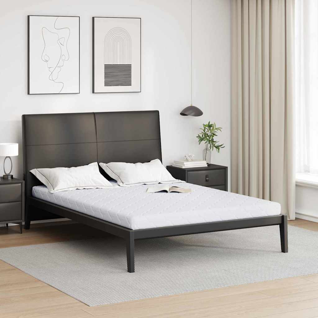 vidaXL Matrac Biela 160 x 200 cm žakárová tkanina-1