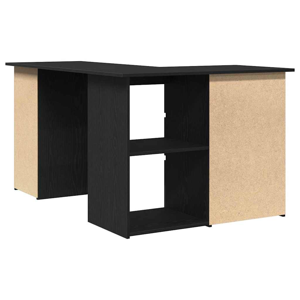 vidaXL Stôl Čierny dub Kompozitné drevo 145 x 100 x 76 cm-5