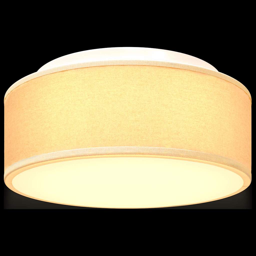 vidaXL Stropná lampa so bodmi Biela 30 x 30 x 13,5 cm látka-11
