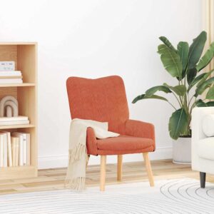 vidaXL kreslo Červenooranžová 63 x 67 x 94 cm látka-1
