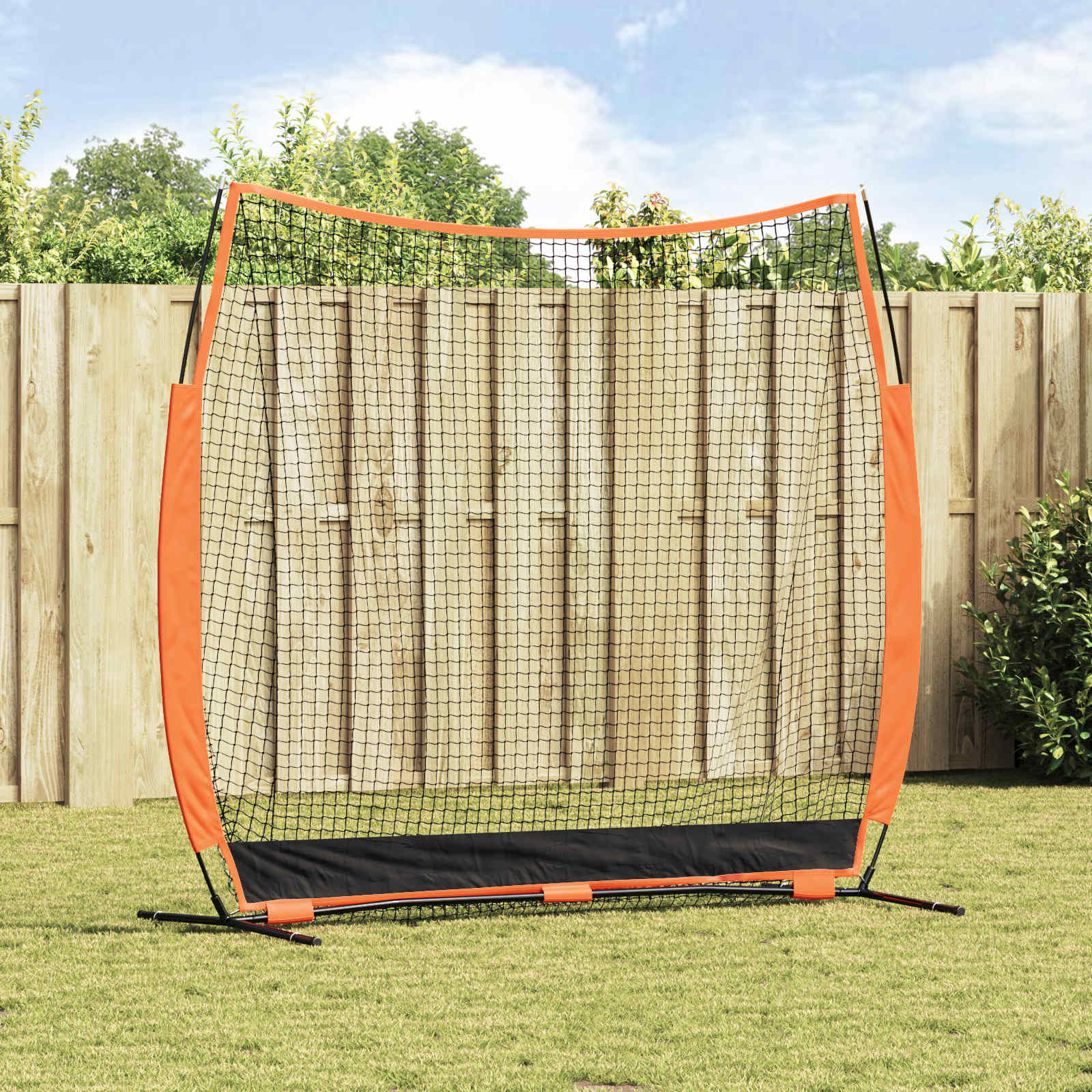 vidaXL Sieť na tréning bejzbalu Čierna 250 x 106,5 x 210 cm Polyester-1