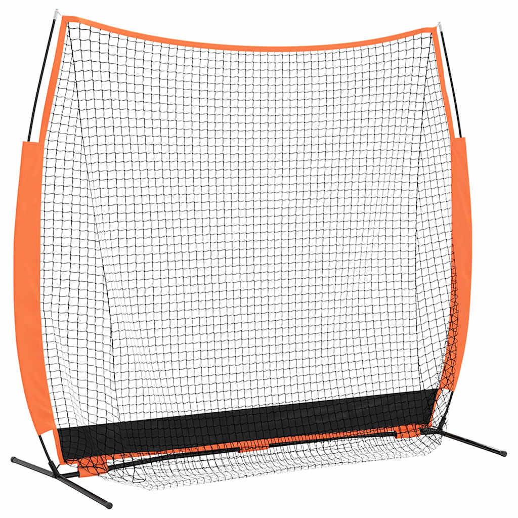 vidaXL Sieť na tréning bejzbalu Čierna 250 x 106,5 x 210 cm Polyester-7