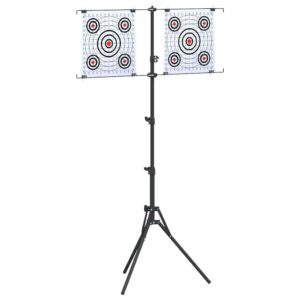 vidaXL Stojan na terč Čierna a biela 82,5 x 51 x 150 cm Kov-1
