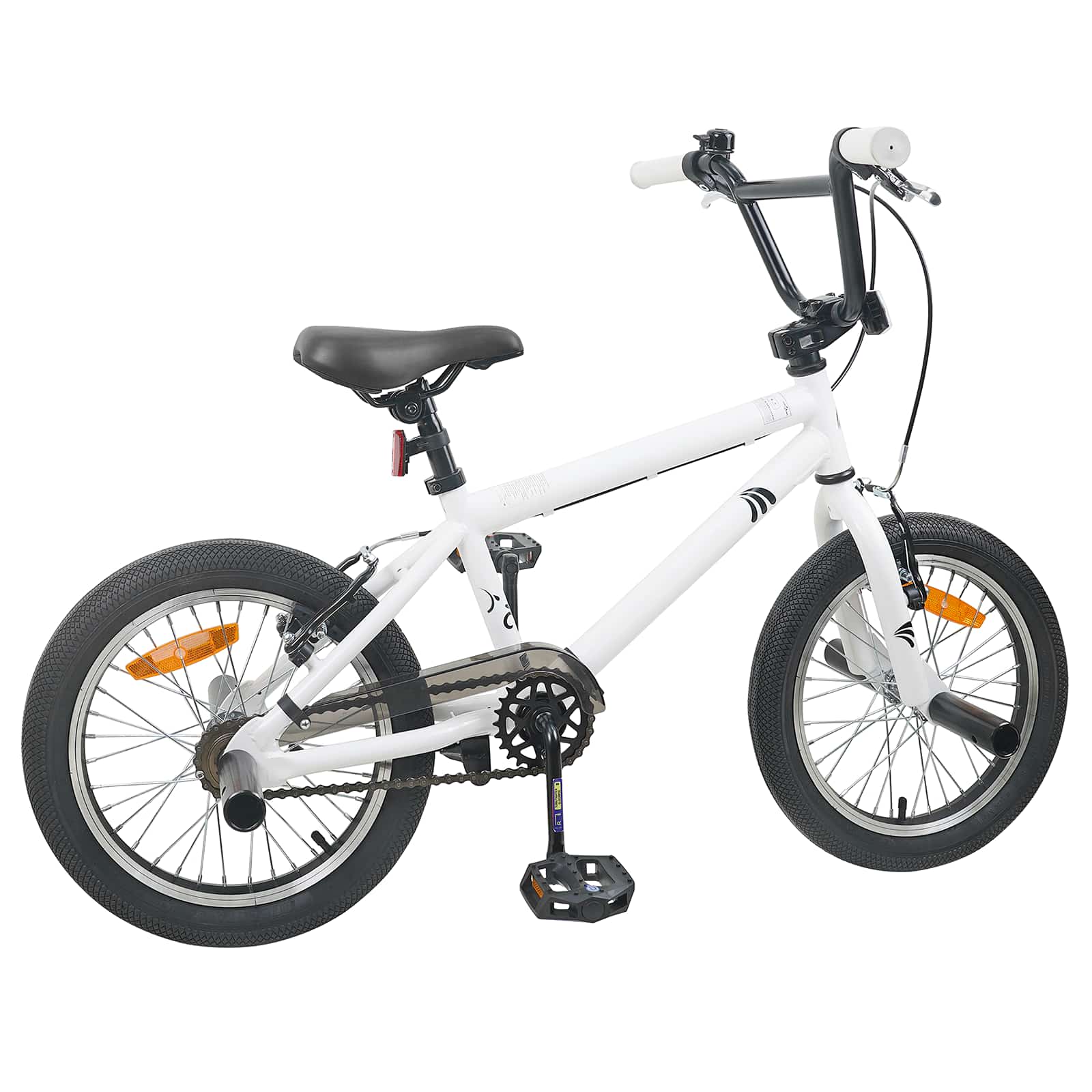vidaXL BMX Bicykel 20 Palcov pre nad 9 rokov Biela-3