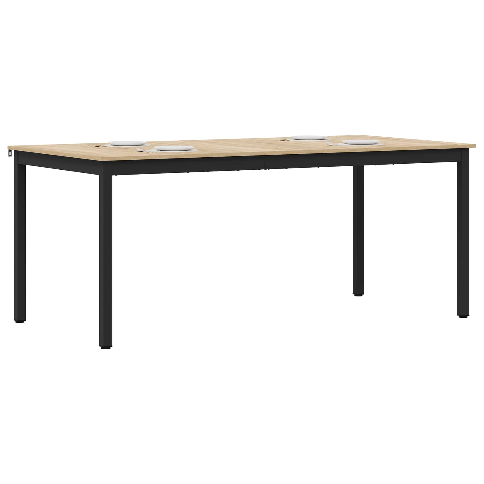 vidaXL Jedálenské stoly 180 x 90 x 75 cm Kompozitné drevo Obdĺžnikový-3
