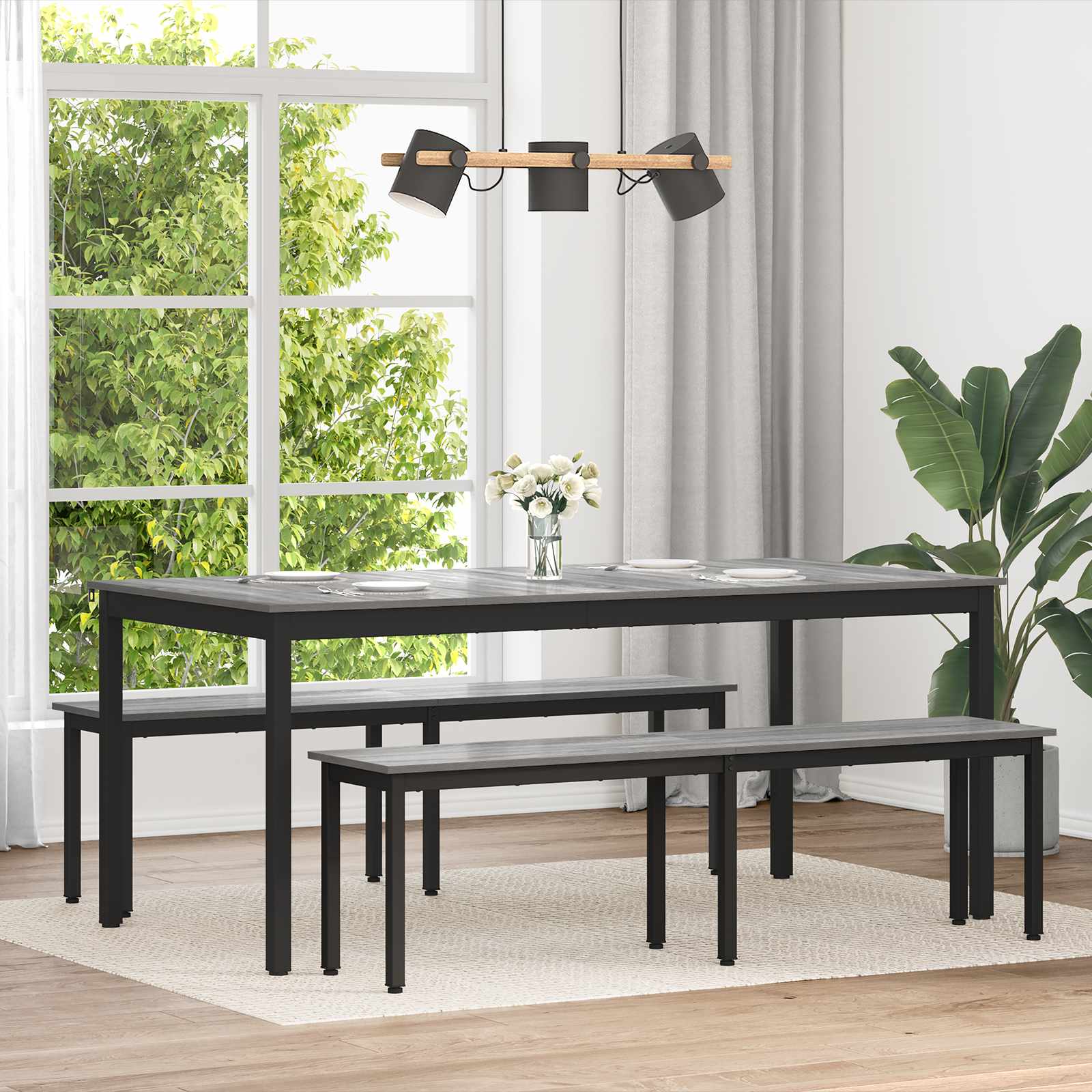 vidaXL Jedálenské stoly 180 x 90 x 75 cm Kompozitné drevo Obdĺžnikový-1