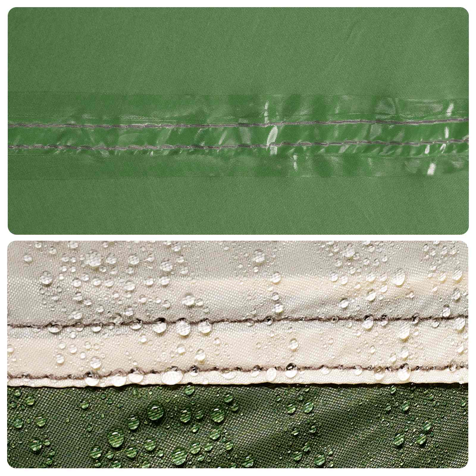 vidaXL Auto Stan Zelená 200 x 170 x 170 cm Polyester a oceľ-11