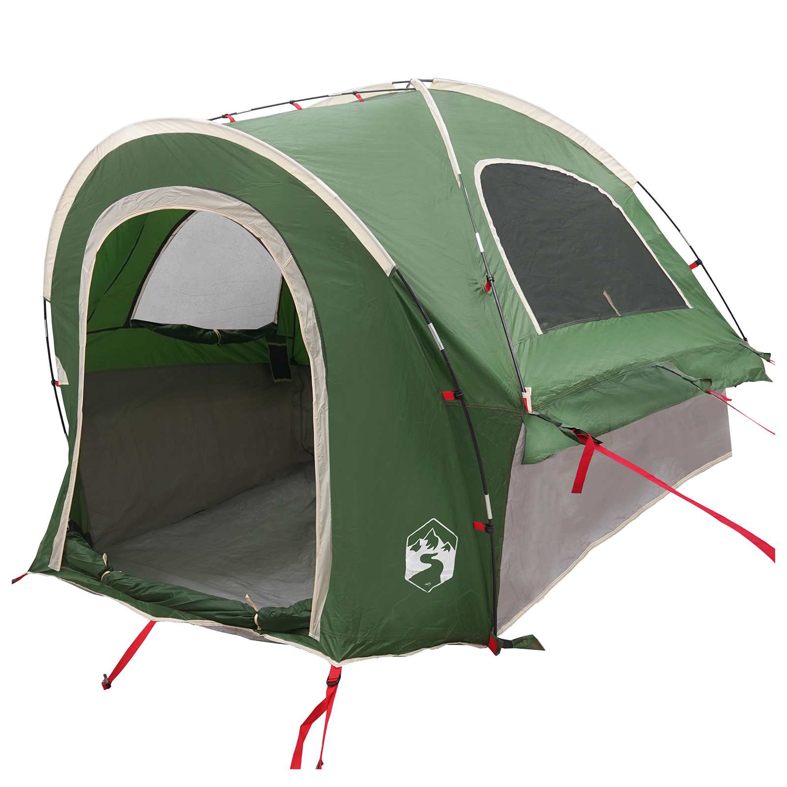 vidaXL Auto Stan Zelená 200 x 170 x 170 cm Polyester a oceľ-3