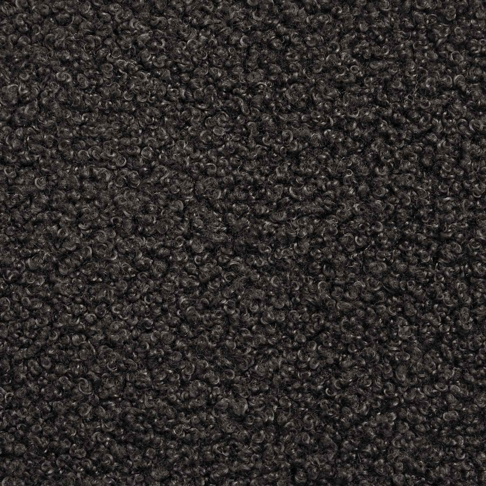 vidaXL Hojdacie kreslo Čierna 62 x 80 x 85 cm Bouclé-9