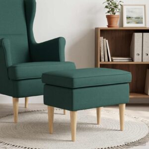 vidaXL Taburetka Tmavozelená 55 x 35 x 41 cm-1