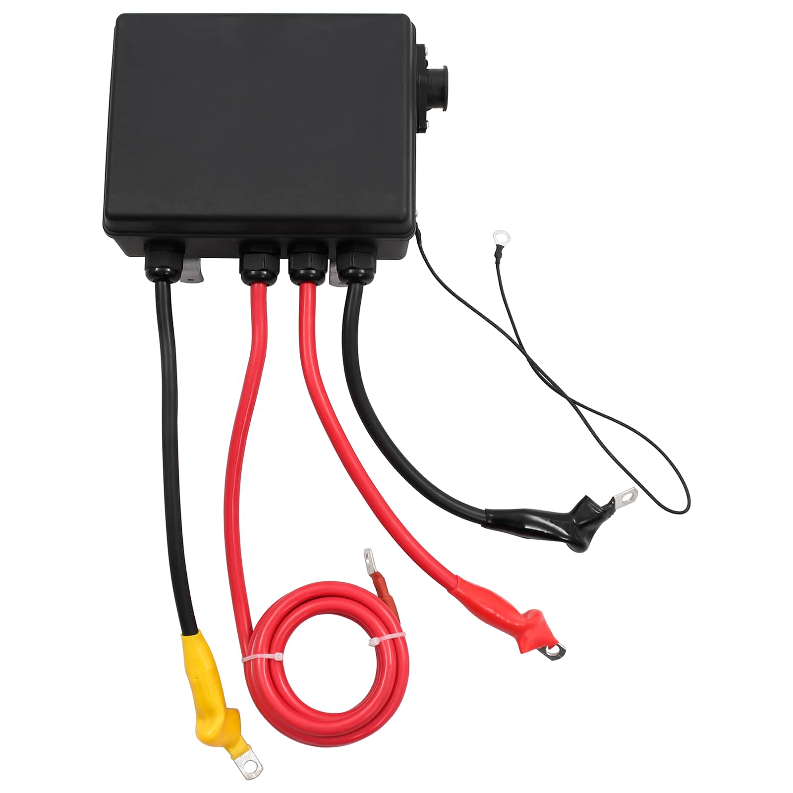 vidaXL Elektrický navijak PVC Čierna-5
