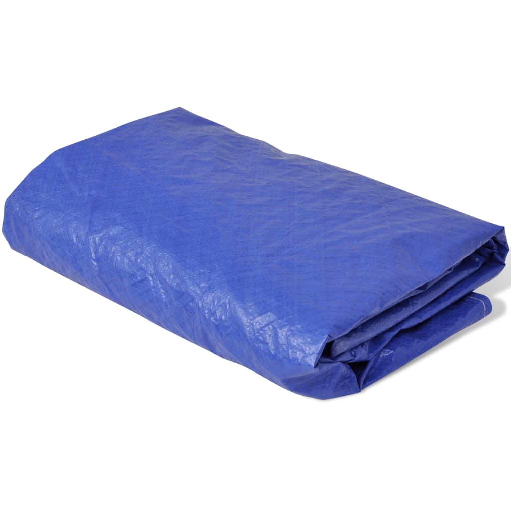 vidaXL Kryt na trampolínu PE 360-367 cm 90 g/m²-3