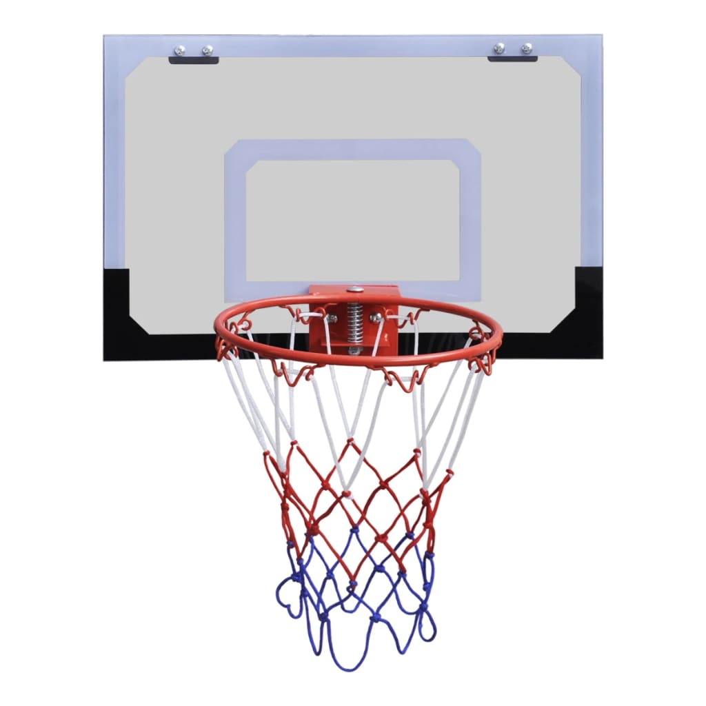 Vnutorný mini basketbalový kôš set s loptou a pumpou-3