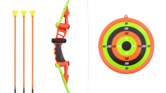 vidaXL 5-dielna detská lukostrelecká súprava 68 cm-1