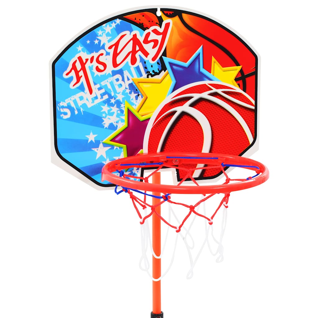 vidaXL Detský basketbalový kôš s loptou-3