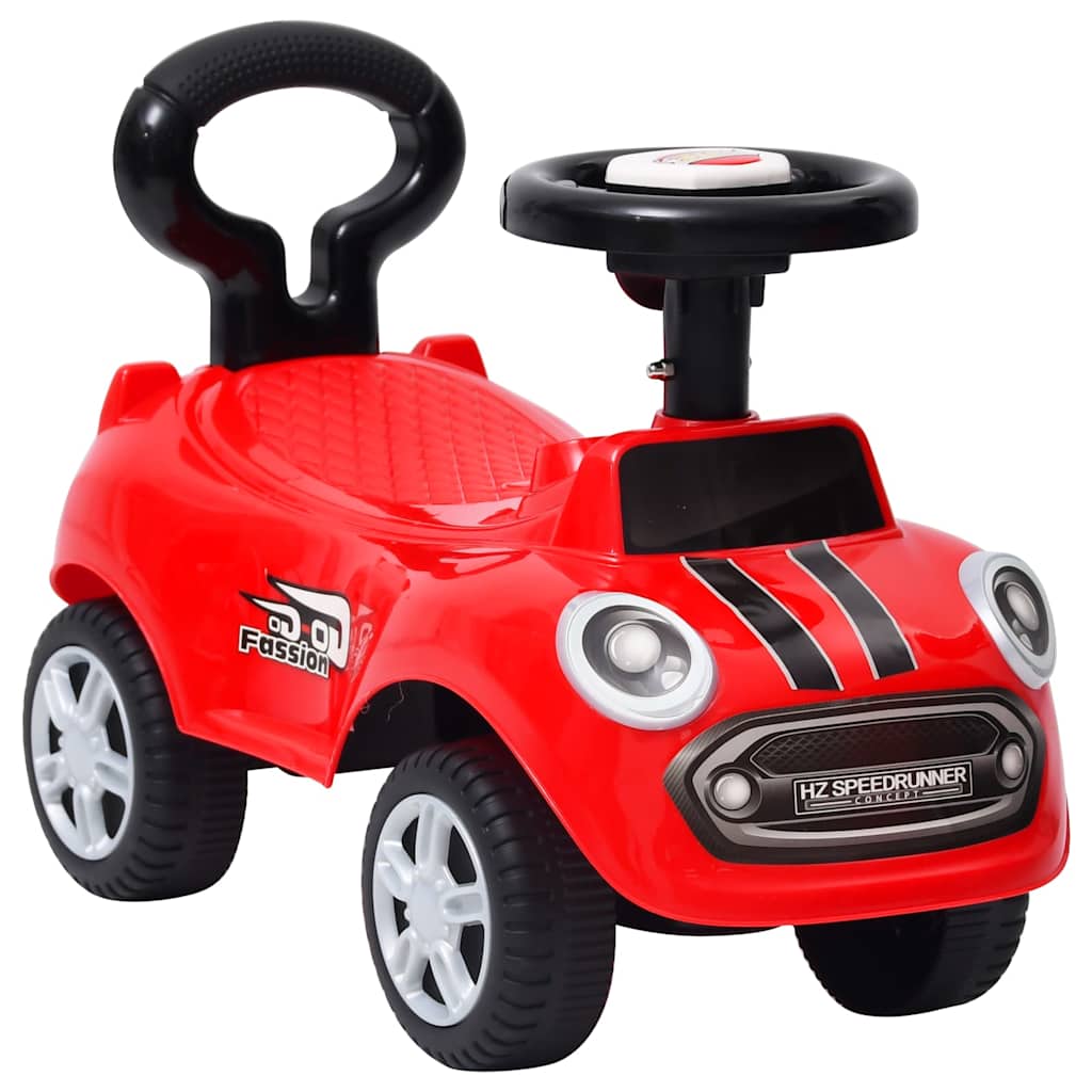 vidaXL Odrážacie auto červené-1
