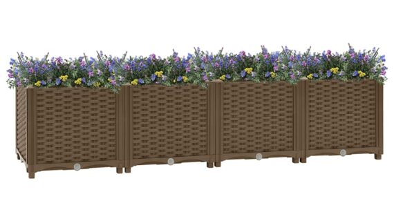 vidaXL Vyvýšený záhon 160x40x38 cm polypropylén-1