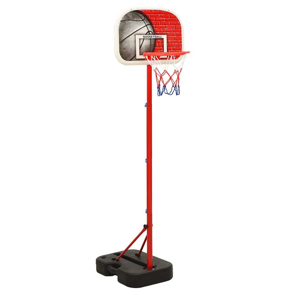 vidaXL Prenosná nastaviteľná basketbalová súprava 138,5-166 cm-1