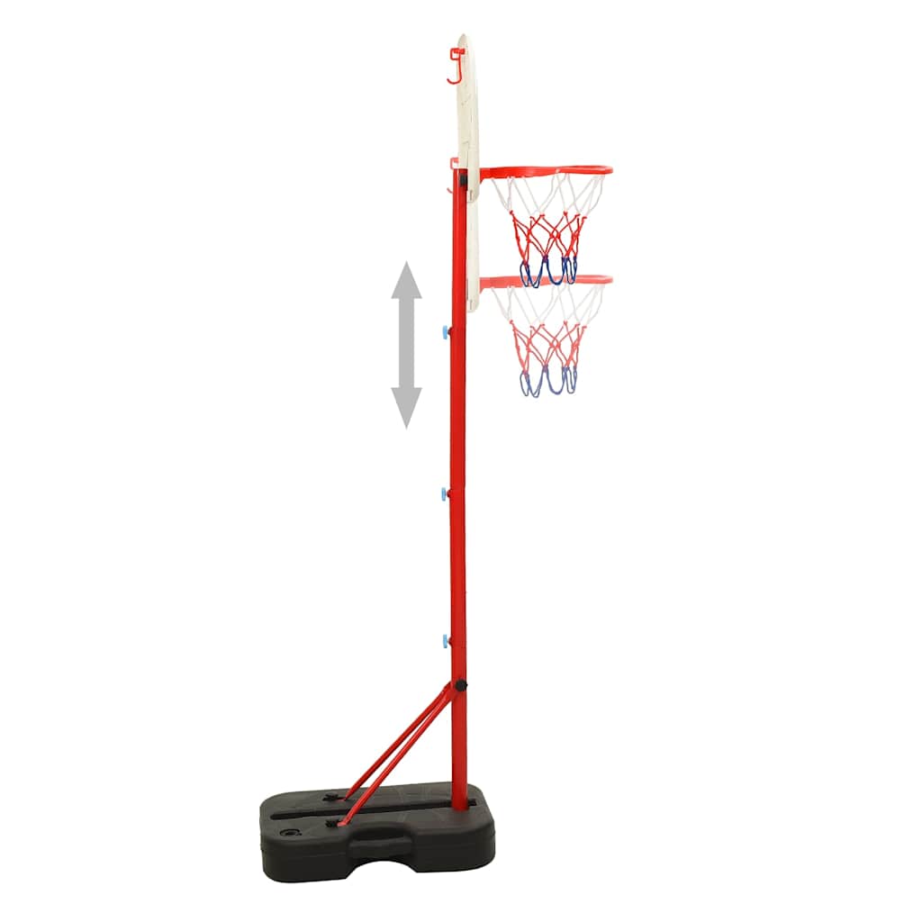 vidaXL Prenosná nastaviteľná basketbalová súprava 138,5-166 cm-3