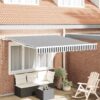 vidaXL Automaticky zaťahovacia markíza antracit a biela 300x250 cm-1