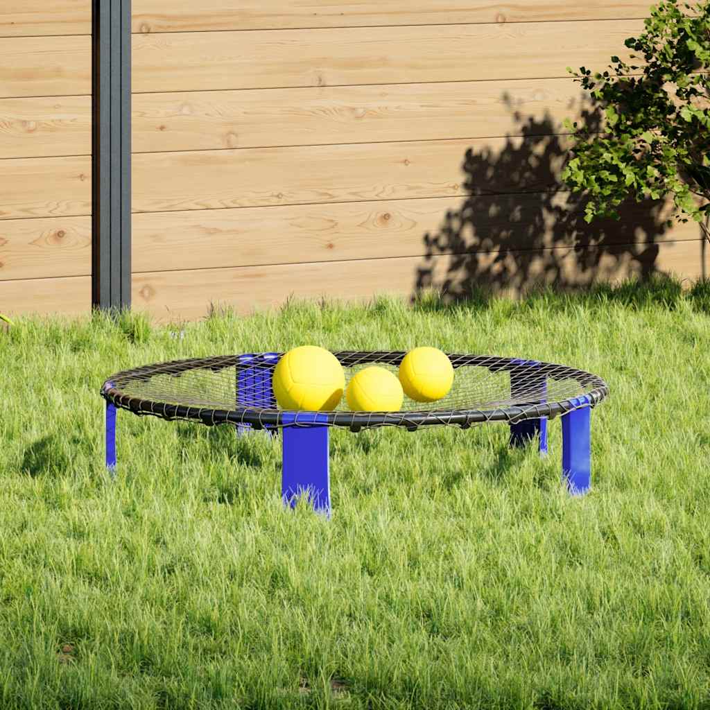vidaXL Okrúhla sieť Sada 3 loptičiek a extra pumpy Ø90x20 cm-1