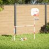 vidaXL Detská futbalová a basketbalová súprava s loptičkami 98x50x70cm-1