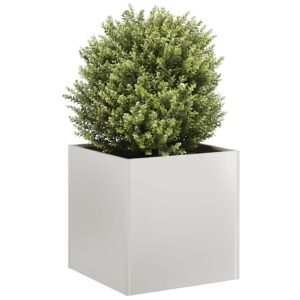 VidaXL kvetináč 40x40x40 cm Nerezová oceľ-1