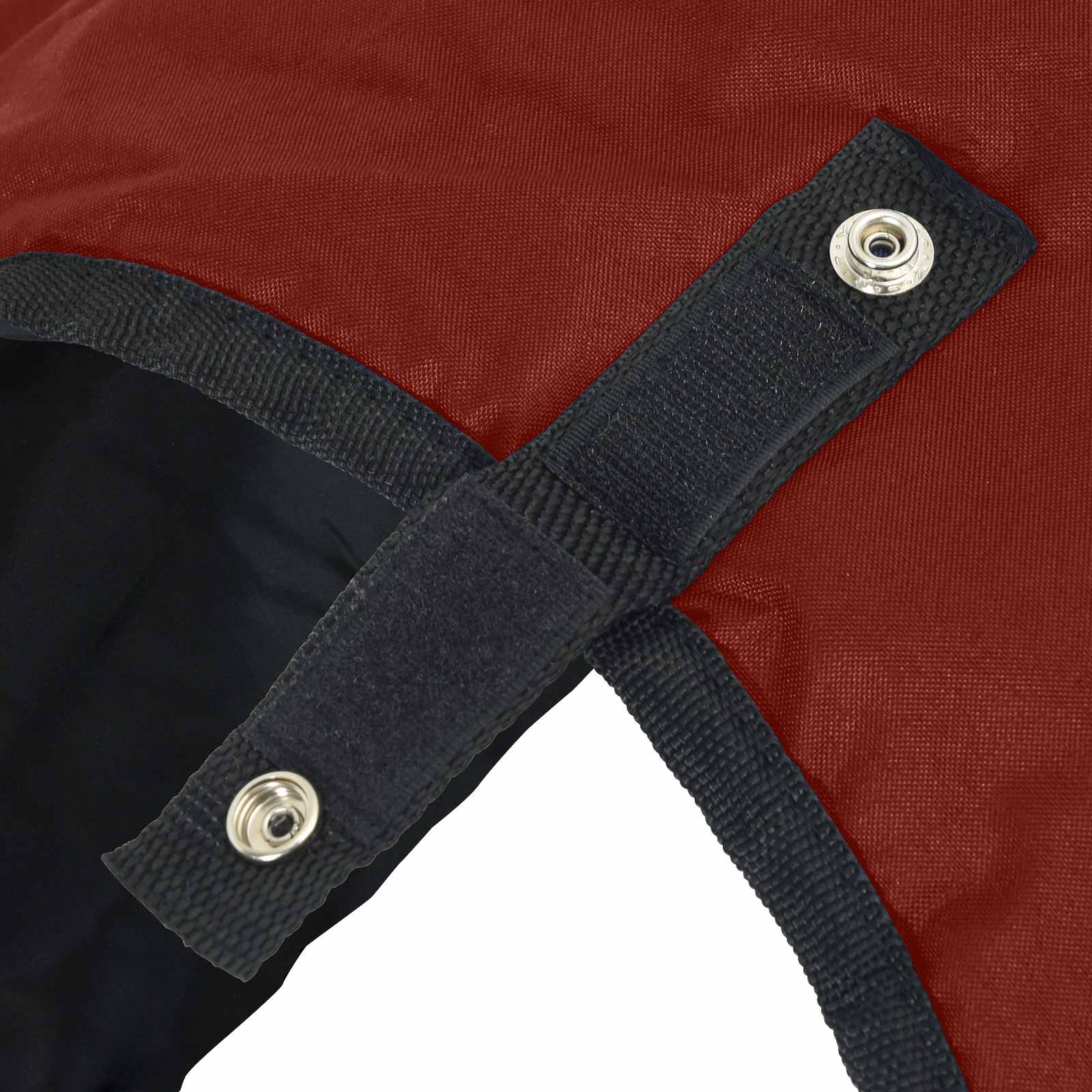 vidaXL Plášť pre kone Bordová a čierna 75 cm Polyester-7