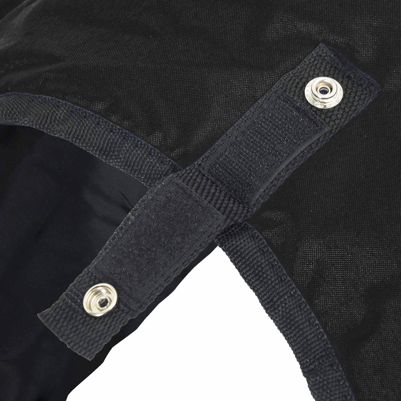 vidaXL Plášť pre kone Úplne čierna 75 cm Polyester-7