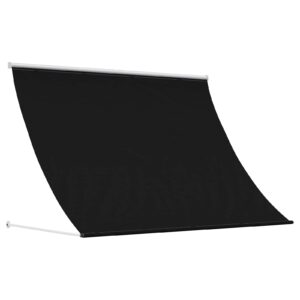 vidaXL Markíza Čierna 150 x 150 cm 180 g / m² polyester s PU povrchom-1