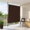 vidaXL Vonkajšia roleta Hnedá 100 x 270 cm-1